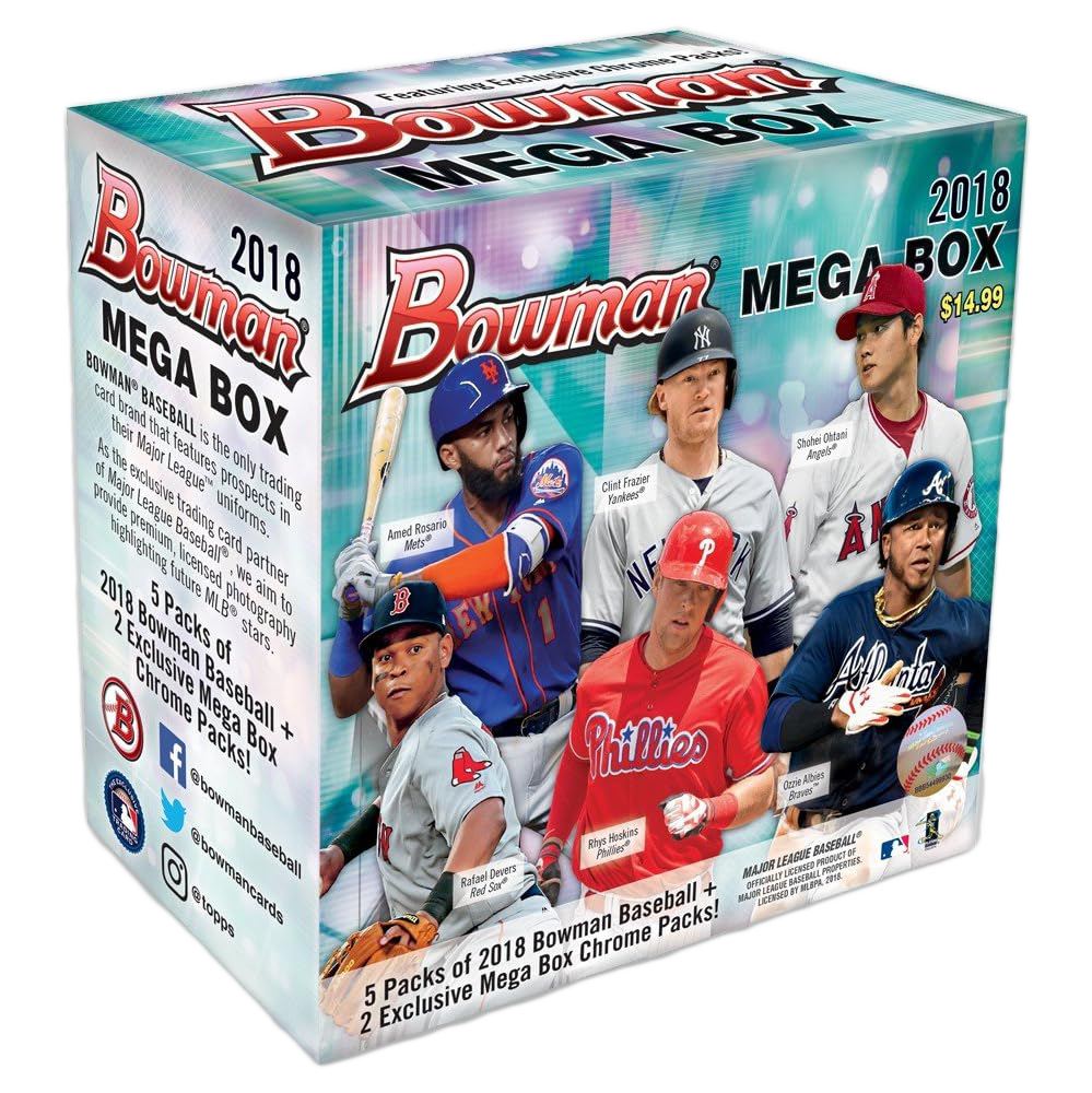 2018 Bowman Mega Box (SEALED) Hitman Rips