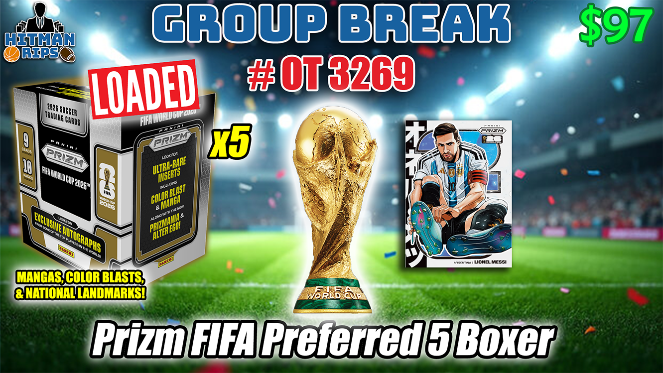 Group Break # OT 3269 - Prizm FIFA Preferred 5 Boxer – Hitman Rips