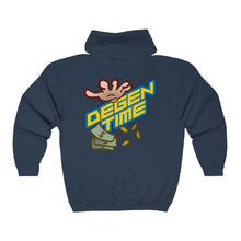 Load image into Gallery viewer, HMR Degen Time Unisex Heavy Blend™ Full Zip Hooded Sweatshirt