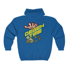 Load image into Gallery viewer, HMR Degen Time Unisex Heavy Blend™ Full Zip Hooded Sweatshirt