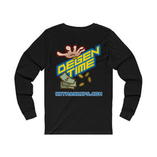 Load image into Gallery viewer, Degen Time Unisex Jersey Long Sleeve Tee