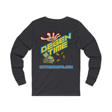 Load image into Gallery viewer, Degen Time Unisex Jersey Long Sleeve Tee