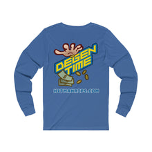 Load image into Gallery viewer, Degen Time Unisex Jersey Long Sleeve Tee