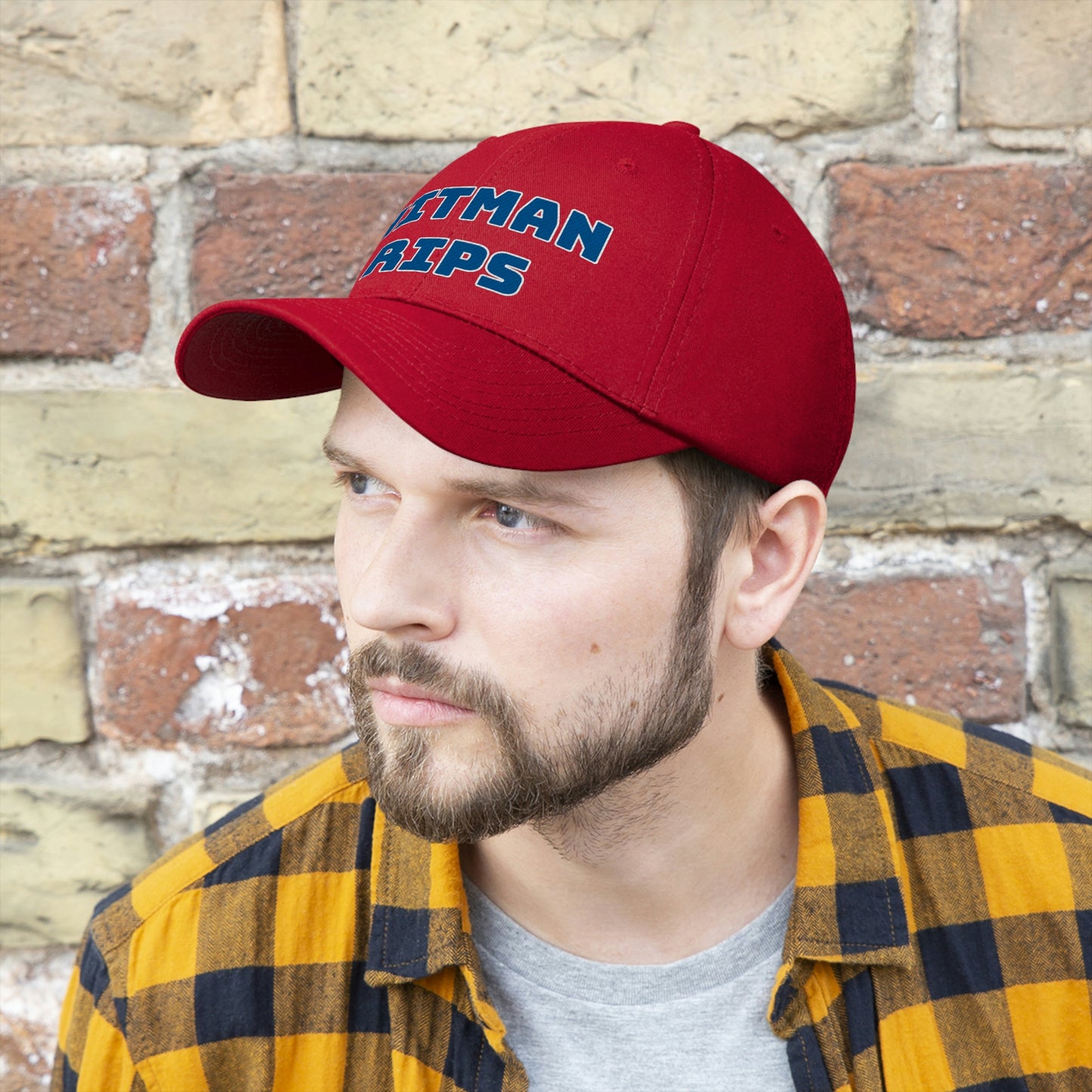 Blue Hitman Rips Twill Hat