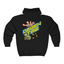 Load image into Gallery viewer, HMR Degen Time Unisex Heavy Blend™ Full Zip Hooded Sweatshirt
