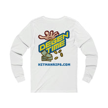 Load image into Gallery viewer, Degen Time Unisex Jersey Long Sleeve Tee