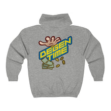Load image into Gallery viewer, HMR Degen Time Unisex Heavy Blend™ Full Zip Hooded Sweatshirt