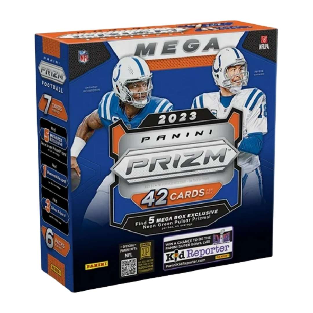 2023 Panini Prizm Football Mega Box (Neon Green Pulsar Prizms!)