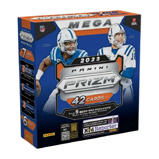 2023 Panini Prizm Football Mega Box (Neon Green Pulsar Prizms!)