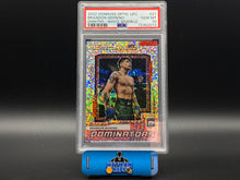 Load image into Gallery viewer, 2022 Donruss Optic Brandon Moreno Dominators White Sparkle PSA 10
