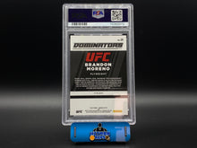 Load image into Gallery viewer, 2022 Donruss Optic Brandon Moreno Dominators White Sparkle PSA 10
