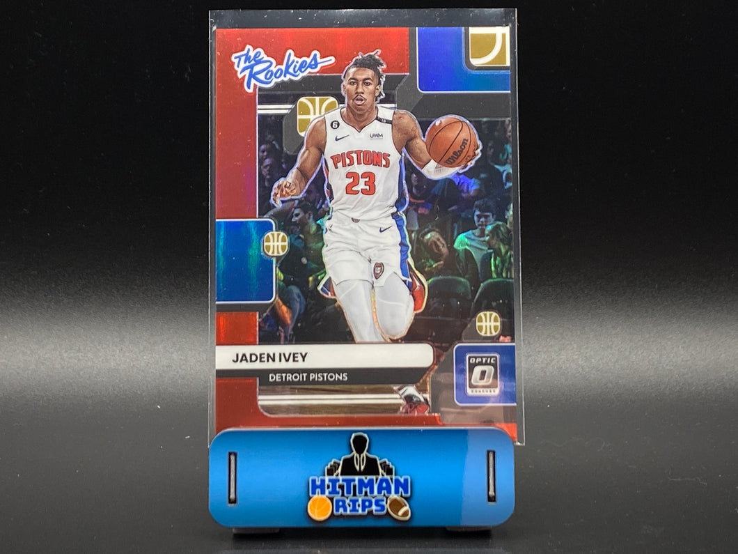 2022-23 Donruss Optic Jaden Ivey Red The Rookies 74/99