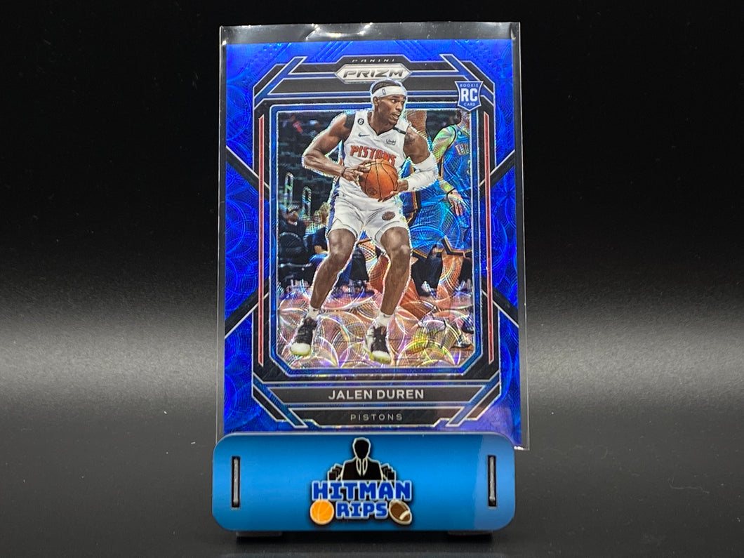 2022-23 Prizm Jalen Duren Blue Choice 11/49
