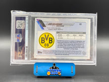 Load image into Gallery viewer, 2020 Topps Chrome UEFA Champions League Jude Bellingham Sapphire Short Print PSA 10
