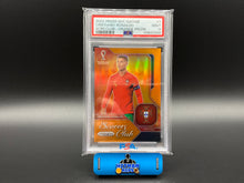 Load image into Gallery viewer, 2022 Prizm Qatar Cristiano Ronaldo Scores Club Orange PSA 9 10/25
