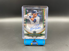Load image into Gallery viewer, 2023 Topps Tribute Oswald Peraza Green Auto 38/99
