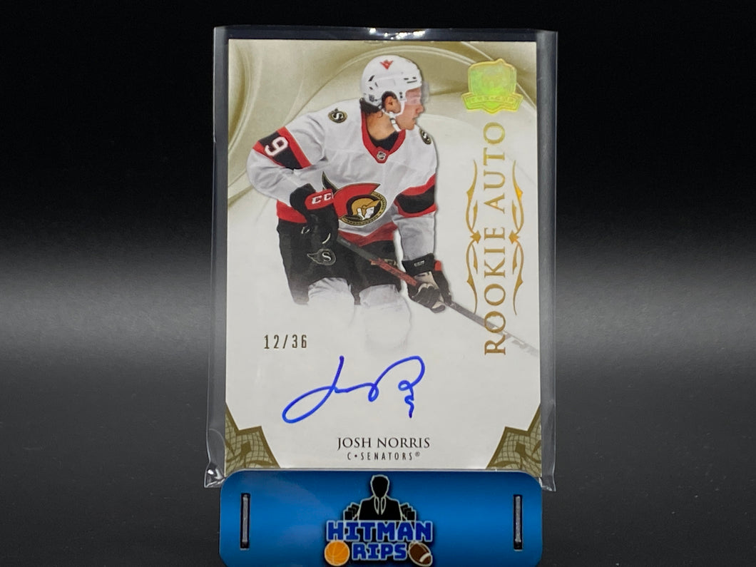 2020-21 The Cup Josh Norris Rookie Auto 12/36