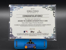 Load image into Gallery viewer, 2023 Topps Pristine Oswald Peraza Around The Diamond RPA 9/50
