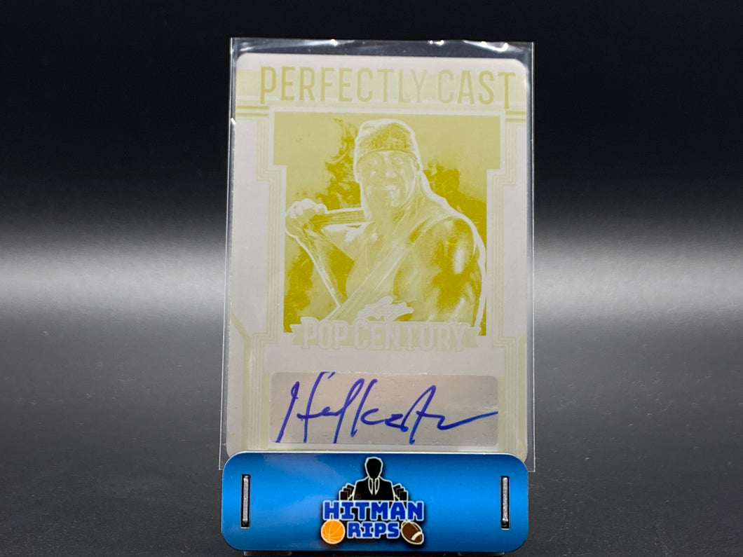 2023 Pop Century Hulk Hogan Perfectly Cast Yellow Plate