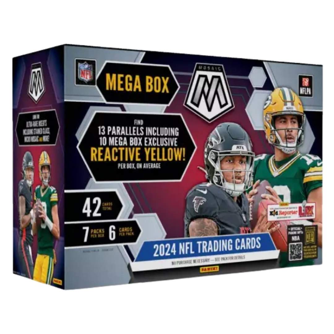 2024 Panini Mosaic Football Mega Box (Reactive Yellow Parallels!)
