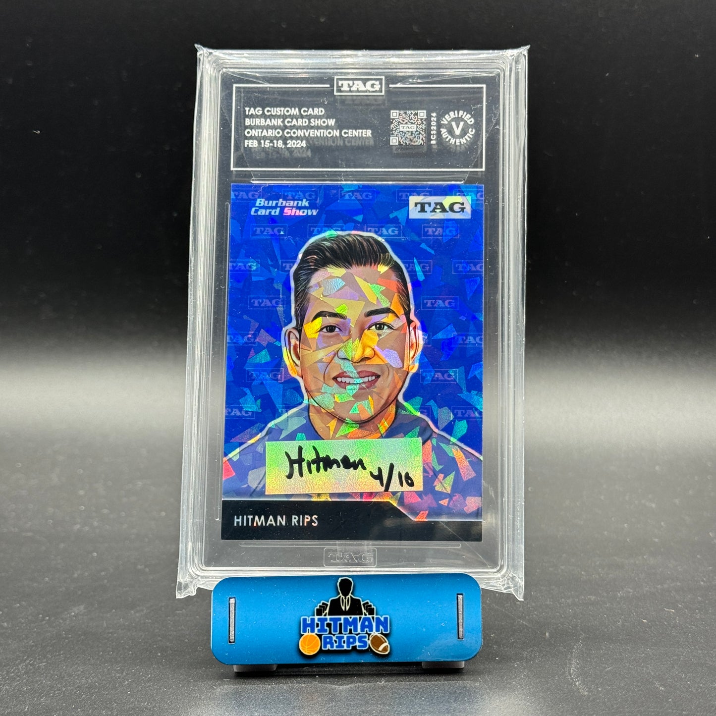 Hitman Rips SIGNED TAG CUSTOM CARD (100% of Proceeds go to Charity)