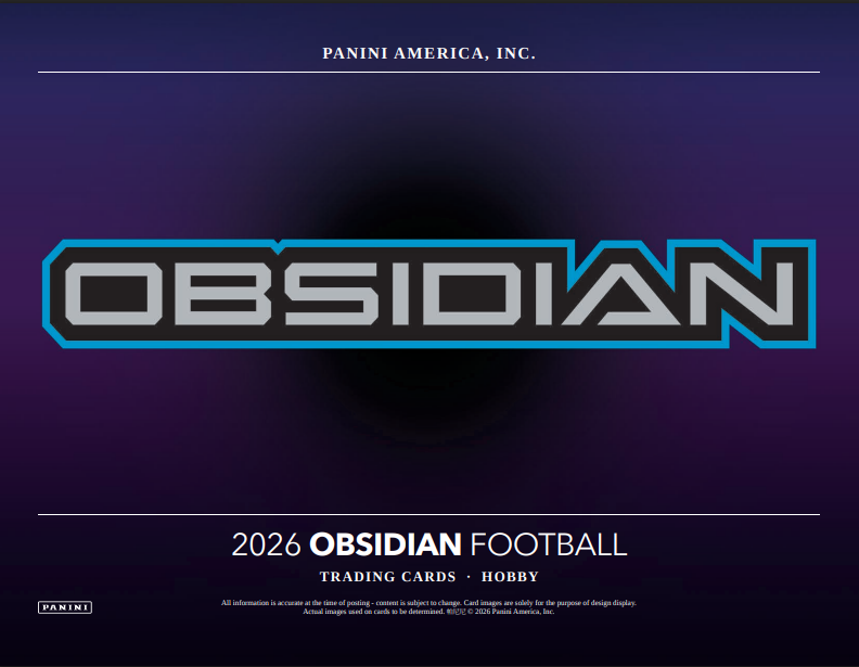 2026 Panini Obsidian Football Hobby 12-Box Case