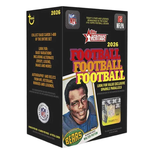 2026 Topps Heritage Football Value Box