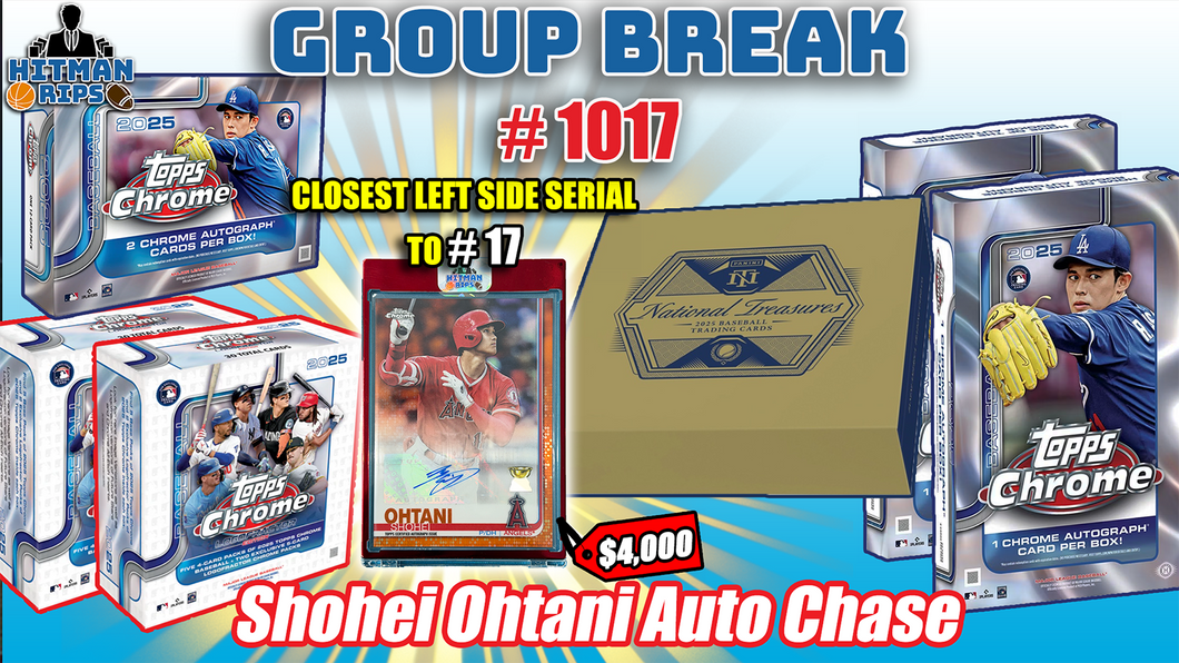 Group Break # 1017 - Shohei Ohtani Auto Chase