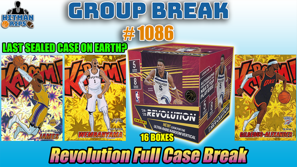 Group Break # 1086 - Revolution Full Case Break