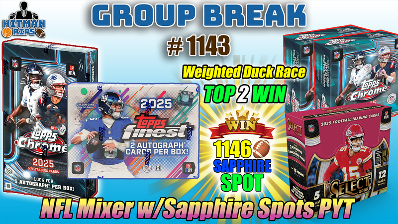 Group Break # 1143 - NFL Mixer w/Sapphire Spots PYT