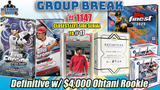 Group Break # 1147 - Definitive w/$4,000 Ohtani Rookie