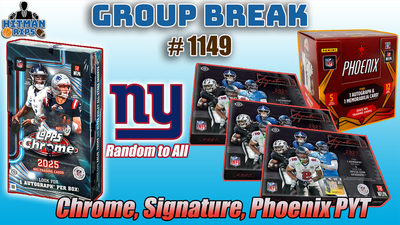 Group Break # 1149 - Sunday NFL PYT (Giants Random)