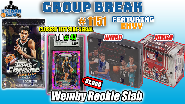 Group Break # 1151 - Wemby Rookie Slab