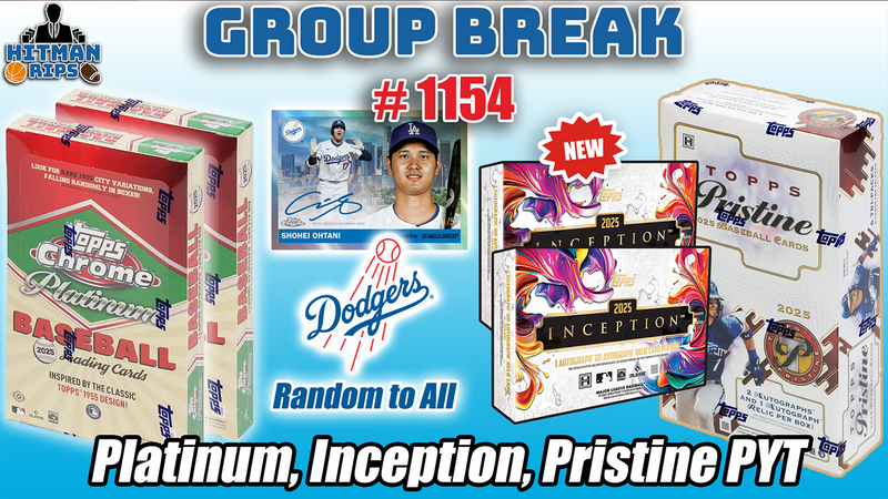Group Break # 1154 - Platinum, Inception, Pristine PYT (Dodgers Random)
