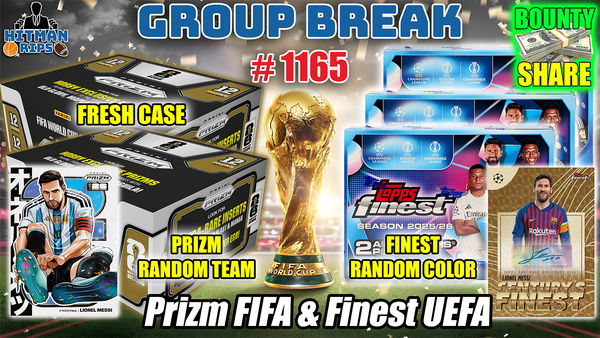 Group Break # 1165- Prizm FIFA & Finest UEFA (FRESH CASE)