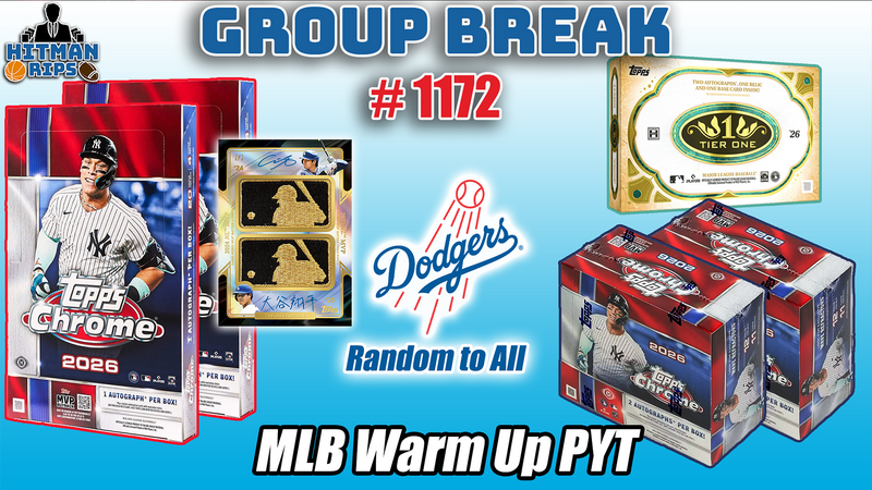 Group Break # 1172 - MLB Warm Up PYT (Dodgers Random)