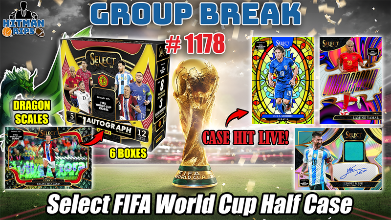 Group Break # 1178 - Select FIFA World Cup Half Case (CASE HIT LIVE)