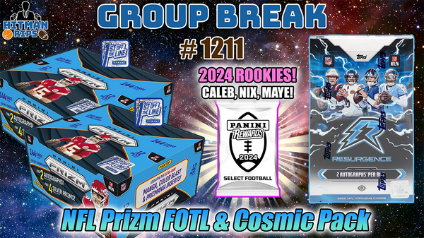 Group Break # 1211 - NFL Prizm FOTL & Cosmic Pack