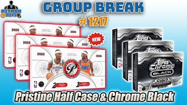 Group Break # 1217 - Pristine Half Case & Chrome Black