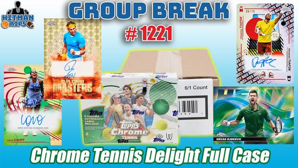 Group Break # 1221 - Chrome Tennis Delight Full Case