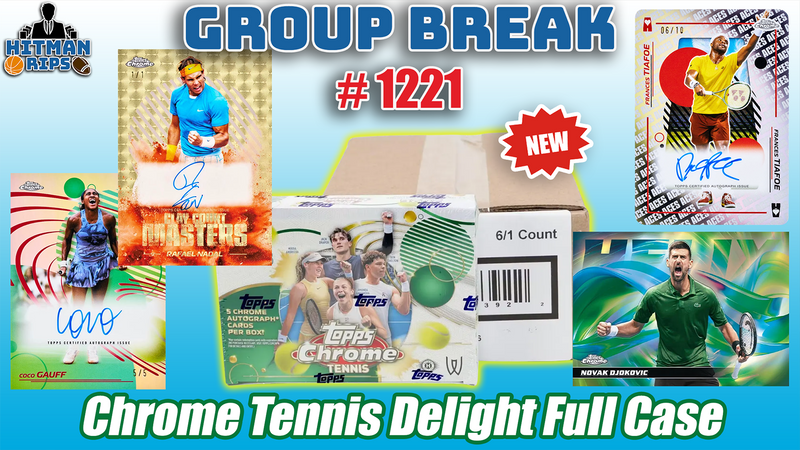 Group Break # 1221 - Chrome Tennis Delight Full Case