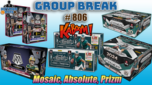 Load image into Gallery viewer, 25% CHANCE Filler for Group Break # 806 - Mosaic, Absolute, Prizm
