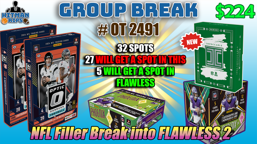 Group Break # OT 2491 - NFL Filler Break into FLAWLESS 2