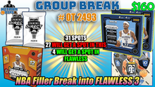 Load image into Gallery viewer, 25% CHANCE Filler for Group Break # OT 2493 - NBA Filler Break into Flawless 3
