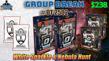 Load image into Gallery viewer, 25% CHANCE Filler for Group Break # OT 2502 - White Sparkle &amp; Nebula Hunt

