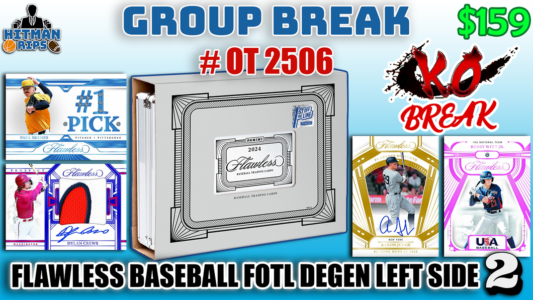 Group Break # OT 2506 - FLAWLESS BASEBALL FOTL DEGEN LEFT SIDE 2