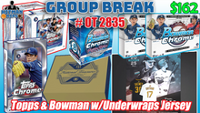 Load image into Gallery viewer, 25% CHANCE Filler for Group Break # OT 2835 - Topps &amp; Bowman w/Underwraps Jersey
