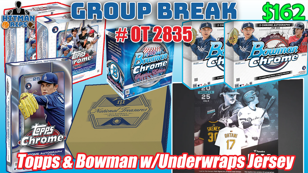 Group Break # OT 2835 - Topps & Bowman w/Underwraps Jersey