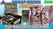 Load image into Gallery viewer, Group Break # OT 2968 - Prizm Black, Cactus Jack, Chrome
