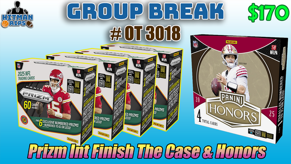Group Break # OT 3018 - Prizm Int Finish The Case & Honors